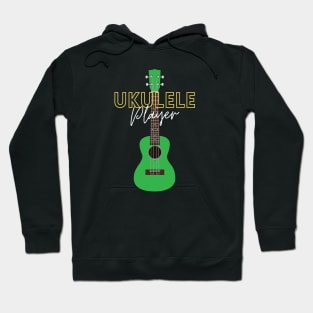 Ukulele Player Green Ukulele Hoodie